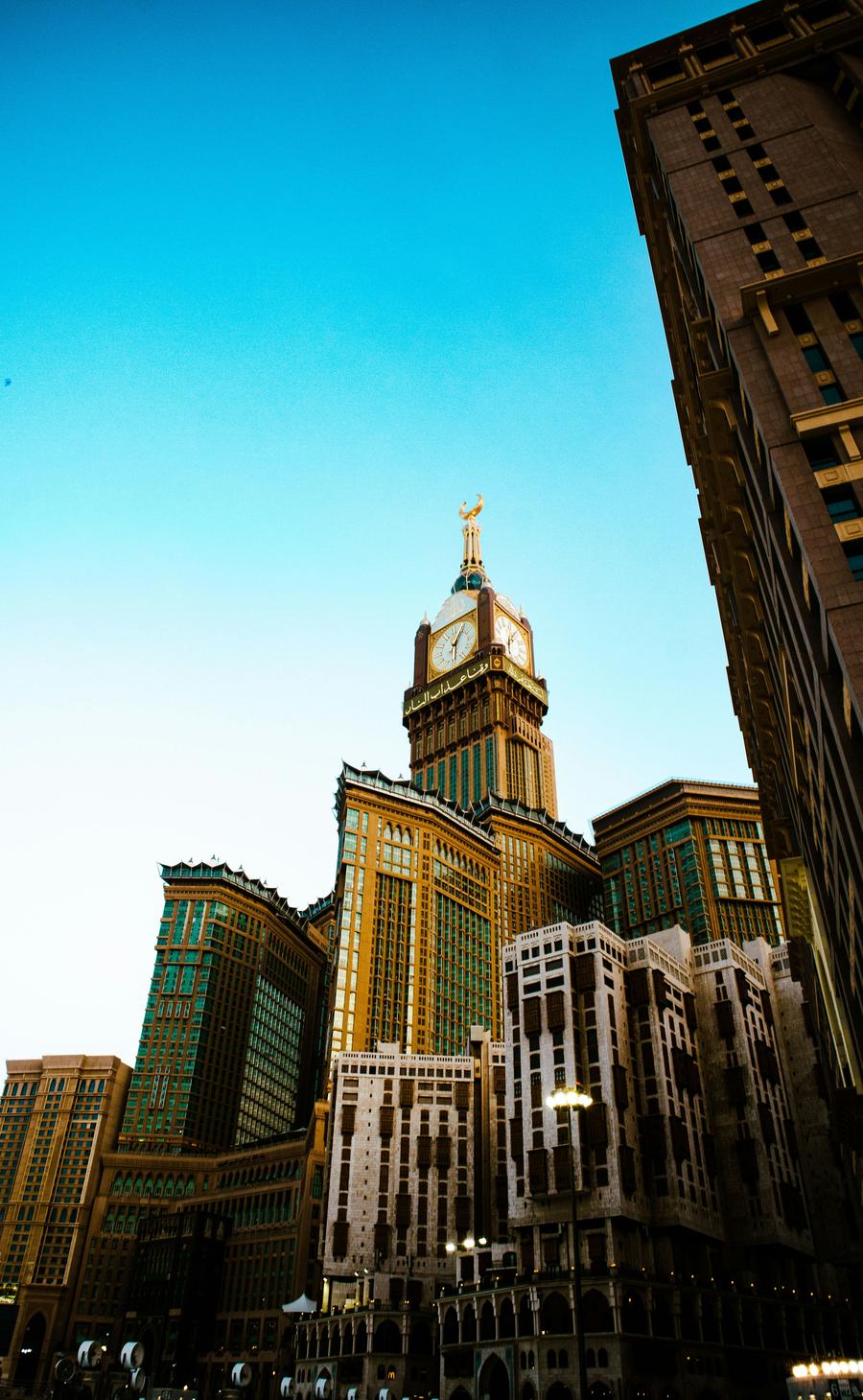 Makkah skyline with the clock tower